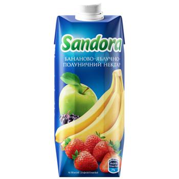 Нектар Sandora бананово-яблучно-полуничний 0,5л - купити, ціни на Grono - фото 2