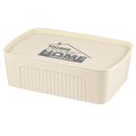 Ardesto Beige Storage Box with Lid 45.5*31*14cm 13l