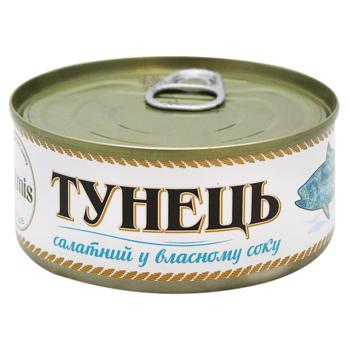 Тунець Valmis салатний у власному соку 150г - купити, ціни на МегаМаркет - фото 1