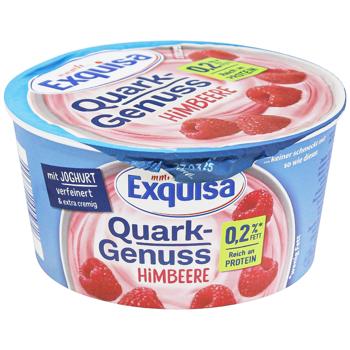 Десерт творожный Exquisa Малиновый 0,2% 500г - купить, цены на Восторг - фото 1