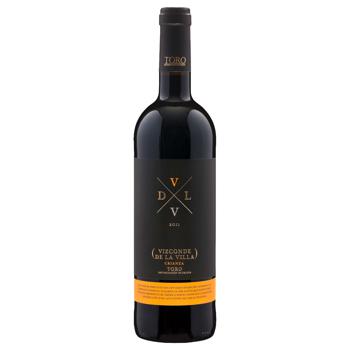 Vizconde De La Villa Toro Crianza Red Dry Wine 14.5% 0.75l - buy, prices for METRO - photo 1