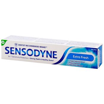 Зубная паста Sensodyne Экстра свежесть 75мл - купить, цены на МегаМаркет - фото 2