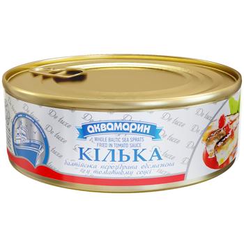 Akvamaryn Whole Sprat in Tomato Sauce 240g - buy, prices for - photo 1