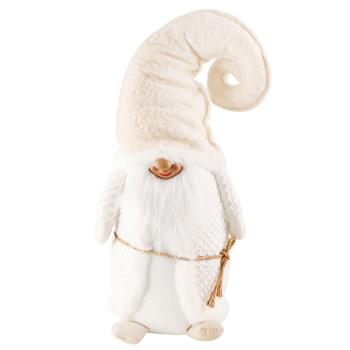 Koopman Gnome Figurine 25х15х51cm White - buy, prices for NOVUS - photo 1