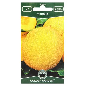 Golden Garden Titovka Melon Seeds 2g