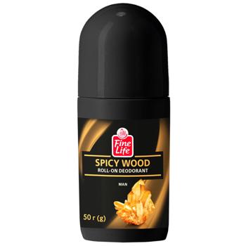 Fine Life Spicy Wood Man Roll-on Deodorant 50g - buy, prices for METRO - photo 1