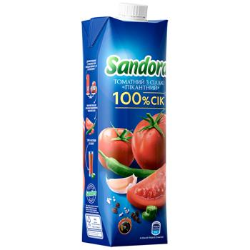 Сок Sandora Пикантный томатный с солью 0,95л - купить, цены на КОСМОС - фото 5