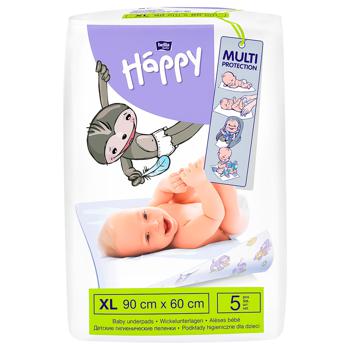 Пелюшки Bella Happy гігієнічні XL 60х90см 5шт - купити, ціни на NOVUS - фото 2