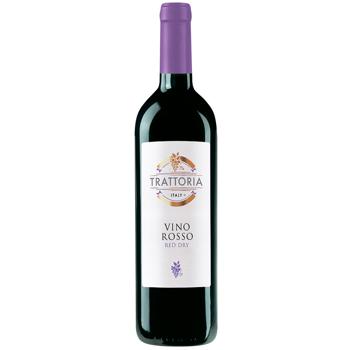 Trattoria Red Dry Wine 10.5% 0.75l - buy, prices for WINETIME - photo 1