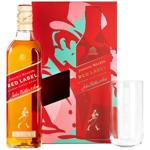 Віскі Johnnie Walker Red Label подарунковий набір 40% 0,7л