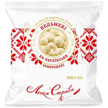 Пельмені Легка Страва По-українськи 450г - купити, ціни на Чудо Маркет - фото 1