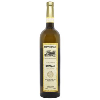 Kartuli Vazi Tsinandali White Dry Wine 12% 0.75l - buy, prices for COSMOS - photo 1