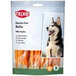 Ласощі для собак Trixie Denta Fun з куркою паличка для чищення зубів 12см 30шт 240г