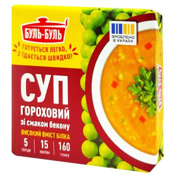 Суп Буль-Буль Гороховый со вкусом бекона 160г - купить, цены на Идеал - фото 2