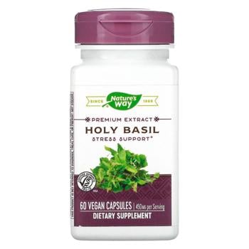 Nature's Way Holy Basil Extract 450mg 60 capsules - buy, prices for Biotus - photo 1