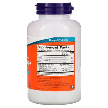 Now Foods Moleculalry Distilled Super Omega EPA Fish Oil 120 softgels - buy, prices for Biotus - photo 2