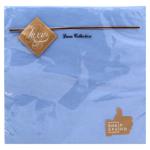 Серветки Luxy блакитні 3-х шарові 33x33см 20шт