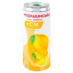 Morshinskaya + Juice Non-carbonated Drink with Lemon Flavor 0.33l