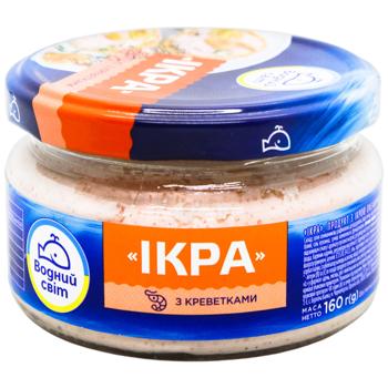 Vodny Mir Caviar with Shrimps 160g - buy, prices for Tavria V - photo 1
