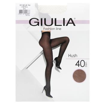 Giulia Hush 40 Den Women's Tights s.4 Crema