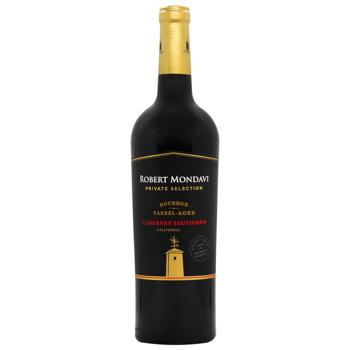 Вино Robert Mondavi Cabernet Sauvignon Bourbon Aged червоне сухе 14,5% 0,75л - купити, ціни на МегаМаркет - фото 1