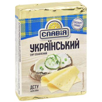 Slavia Ukrainian Processed Cheese 38% 70g - buy, prices for - photo 3