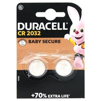 Батарейка Duracell літієва 3V 2032 2шт - купити, ціни на METRO - фото 1