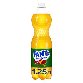 Fanta Zero Sugar Mango Carbonated Drink 1.25l