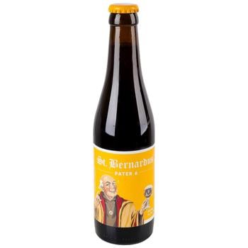 Пиво St. Bernardus Pater 6 темное 6,7% 0,33л - купить, цены на METRO - фото 1