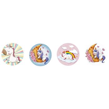 Centrum Unicorn Decorative Stickers 2.5cm 500pcs - buy, prices for - photo 2