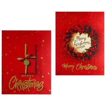 Пакет бумажный Angel Gifts Новогодний 31*40*12см - купить, цены на За Раз - фото 1