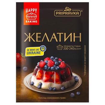 Желатин Pripravka пищевой быстрорастворимый 15г