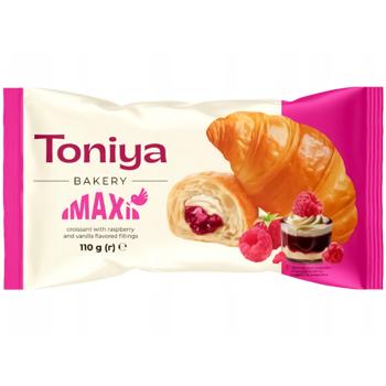 Toniya Maxi Raspberry and Vanilla Croissant 110g - buy, prices for Ideal - photo 1