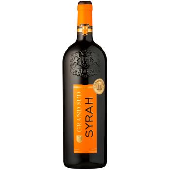 Вино Grand Sud Shiraz натуральное виноградне червоне сухе 12% 1л
