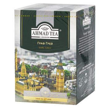 Чай черный Ahmad Tea Граф Грей листовой 200г - купить, цены на Эпицентр FOOD - фото 1