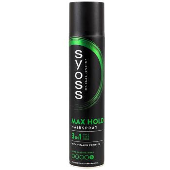 Syoss Max Hold 5 Hairspray 300ml - buy, prices for Ideal - photo 2