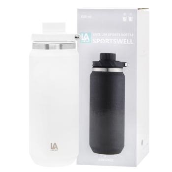 Line Art SportSwell White Thermo Bottle 600ml