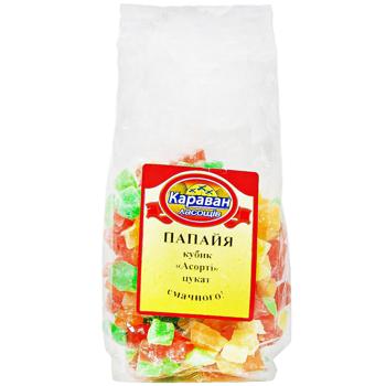 Папайя Караван лакомств цукат кубики ассорти 180г - купить, цены на - фото 2
