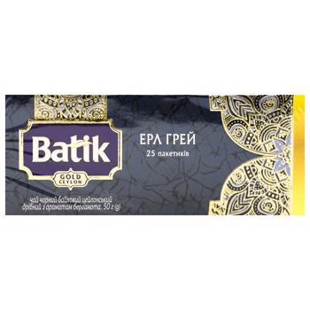 Чай черный Batik Эрл Грей в пакетиках 2г х 25шт - купить, цены на ЕКО Маркет - фото 3