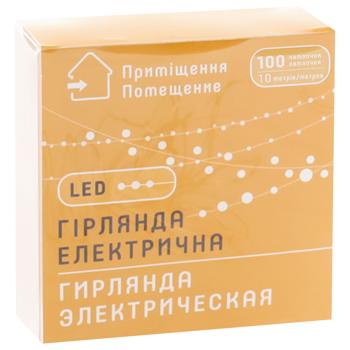 Bona Di Electric Garland Thread 100 LED 10m Warm White - buy, prices for WINETIME - photo 1