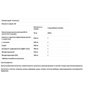 Витамины для памяти Jarrow Formulas Neuro Optimizer 120 капсул - купить, цены на - фото 2
