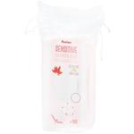 Auchan Cotton pads Sensitive square cosmetic 50pcs
