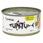 Тунець Tun-Tun шматочками в олії 185г