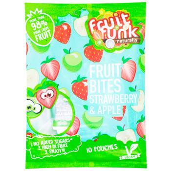 Снек Fruit Funk фруктовый с клубникой и яблоком 100г