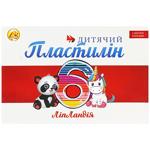 Tetrada LipLandia Plasticine 6 colors 110g