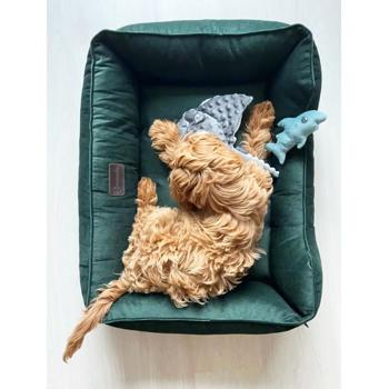 Harley and Cho Dreamer Velour Green Pet Bed 90x60cm - buy, prices for - photo 5