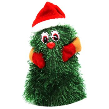 Ёлка в шапке Angel Gifts интерактивная 20см - купить, цены на ULTRAMARKET - фото 1