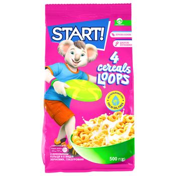 Start! 4 Cereals Loops Dry Breakfast 500g - buy, prices for Grono - photo 7