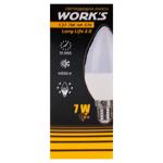 Work's Long-Life LED Lamp C37 7W 4K E14