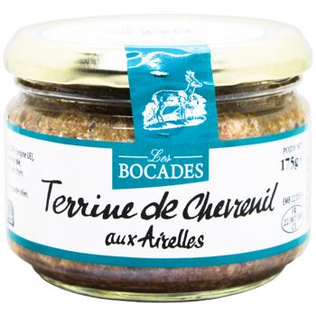 Терін Les Bocades з оленини з журавлиною 175г - купити, ціни на КОСМОС - фото 1